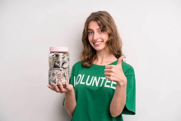 Teenager Girl Volunteer Donation Concept — Fotografia de Stock