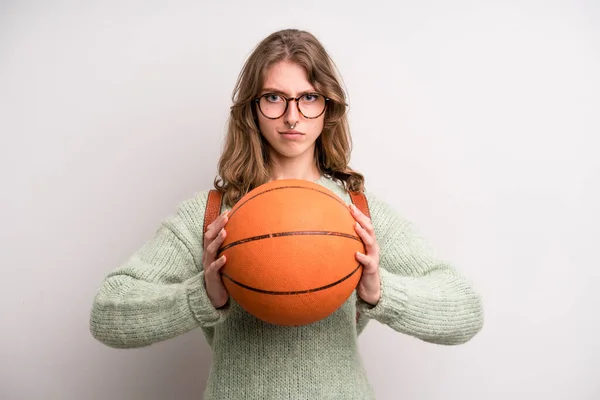 Teenager Girl Basketball Concept — Zdjęcie stockowe