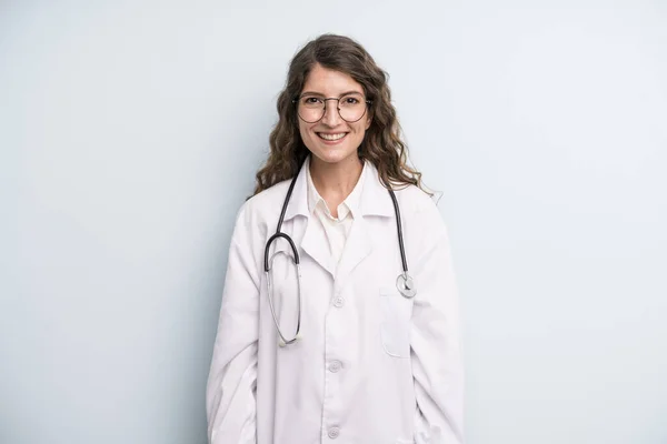 Young Adult Pretty Woman Physician Concept — Fotografia de Stock