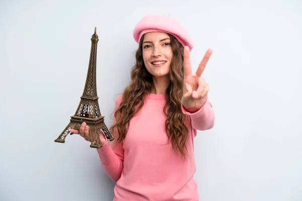 Young Adult Pretty Woman France Paris Concept — Foto de Stock