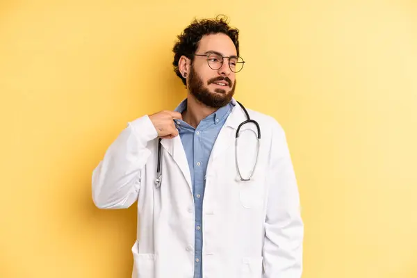 young man feeling stressed, anxious, tired and frustrated. medicine student