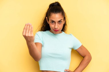 İspanyol güzel kadın kapiş ya da para hareketi yapıyor, sana borçlarını ödemeni söylüyor.!