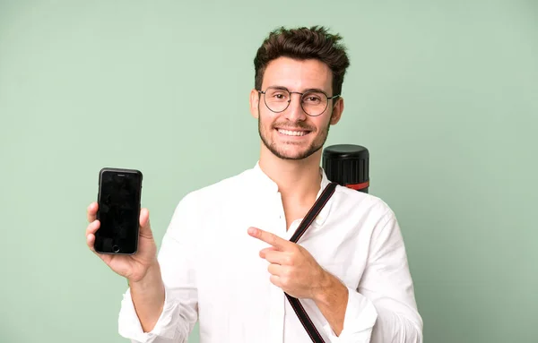 Jovem Bonito Estudante Arquitetura Universitária Homem — Fotografia de Stock