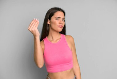 İspanyol güzel kadın kapiş ya da para hareketi yapıyor, sana borçlarını ödemeni söylüyor.!