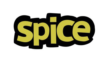 Beyaz arkaplana SPICE vektör tasarımı
