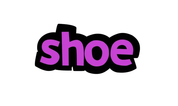 Векторный Дизайн Shoe Белом Фоне — стоковый вектор