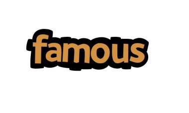 Beyaz arkaplanda ünlü harf vektör tasarımı