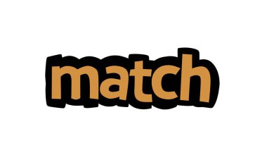 Beyaz arkaplanda eşleşen harf vektör tasarımı