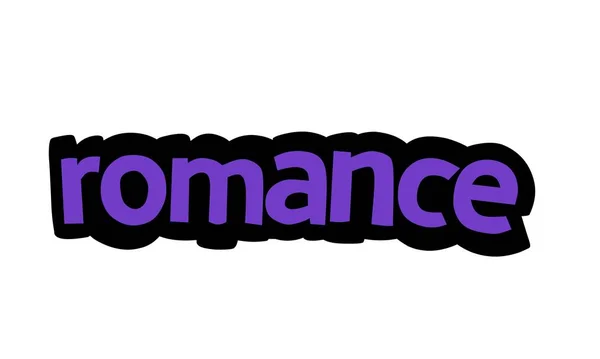 Romance Writing Vector Design White Background — Stock Vector