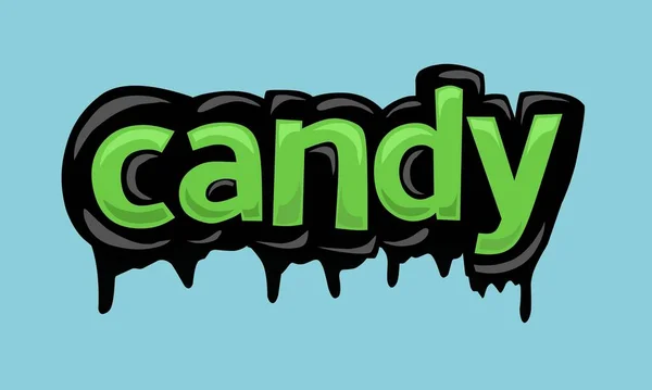 Candy Background Writing Vector Design Very Cool Simple — Image vectorielle
