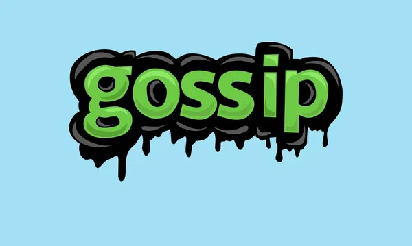 Gossip Background Writing Vector Design Very Cool Simple — Stockvector
