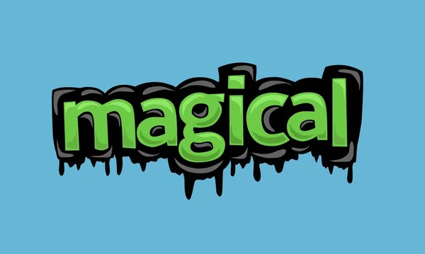 Magical Background Writing Vector Design Very Cool Simple — Stockový vektor