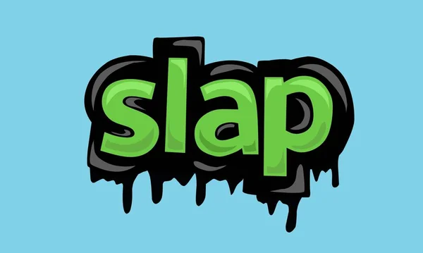 Slap Background Writing Vector Design Very Cool Simple — Vector de stock