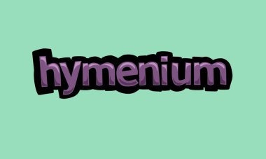HYMENIUM background writing vector design very cool and simple