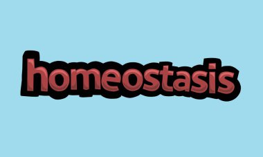 HOMEOSTASIS background writing vector design very cool and simple