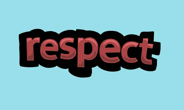 Respect Background Writing Vector Design Very Cool Simple — 스톡 벡터