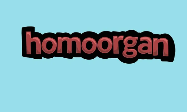 Homoorgan Background Writing Vector Design Very Cool Simple — Image vectorielle