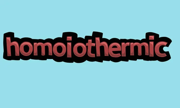 Homoiothermic Background Writing Vector Design Very Cool Simple - Stok Vektor