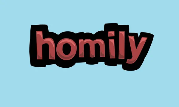 Homily Background Writing Vector Design Very Cool Simple — стоковый вектор