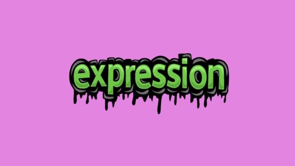 Pink Screen Animation Video Written Expresssion — 비디오