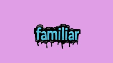 Pembe ekran animasyon videosu.