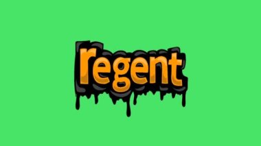 Yazılı yeşil ekran animasyon videosu REGENT