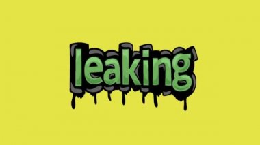 Sızdıran Sarı Ekran Canlandırma Videosu