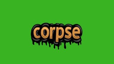 Yeşil ekran animasyon videosu yazıldı CORPSE