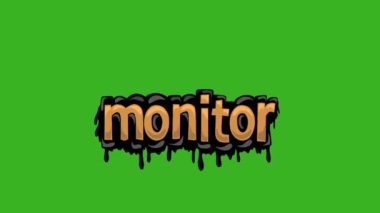 Yeşil ekran animasyon videosu yazıldı MONITOR