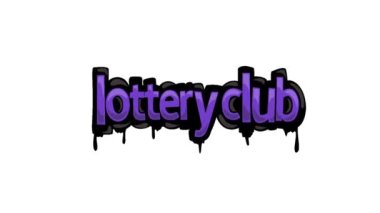 LOTTERY CLUB yazan beyaz ekran animasyon videosu