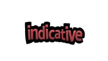 Beyaz ekran animasyon videosu INDICATIVE