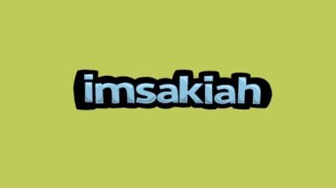 IMSAKIAH tarafından yazılmış sarı ekran animasyon videosu
