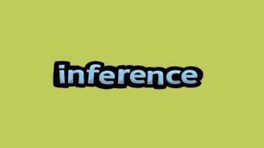 INFERENCE yazan sarı ekran animasyon videosu