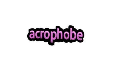 ACROPHOBE tarafından yazılan beyaz ekran animasyon videosu