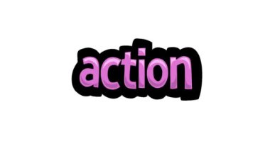 Beyaz ekran canlandırma videosu yazıldı ACTION