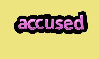 Sarı bir arkaplanda çok basit ve çok havalı bir yazı vektörü tasarımı kullanıldı