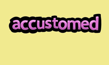 Sarı zemin üzerinde çok basit ve çok havalı bir vektör tasarımı.