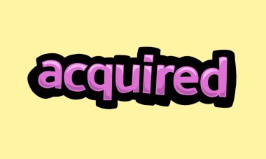 Sarı arkaplanda çok basit ve çok havalı bir vektör tasarımı var.