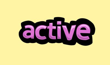 Sarı arkaplanda çok basit ve çok havalı bir vektör tasarımı var.