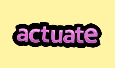 Sarı bir arkaplanda çok basit ve çok havalı bir vektör tasarımı oluştur