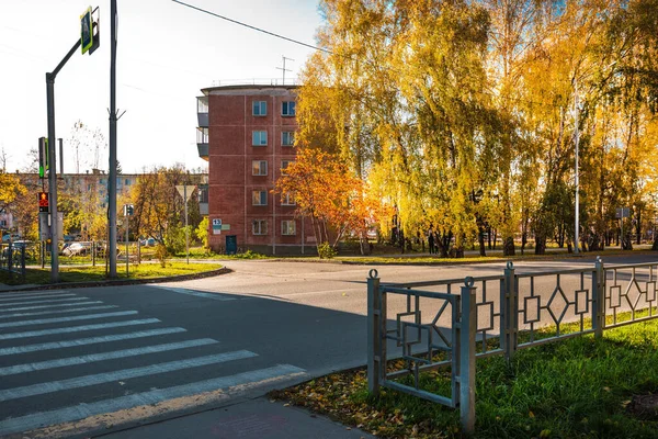 Die Stadt Berdsk Gebiet Nowosibirsk Westsibirien Von Russland Oktober 2021 — Stockfoto