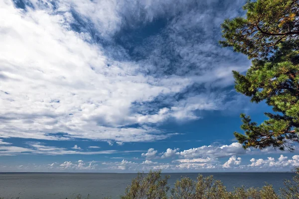 Облака Над Обским Морем Бердск Новосибирская Область Западная Сибирь России — стоковое фото