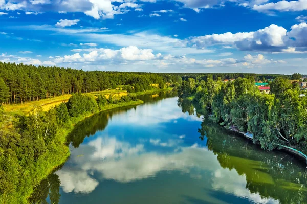 Бердск Раздельная Река Новосибирская Область Западная Сибирь Августа 2021 Года — стоковое фото