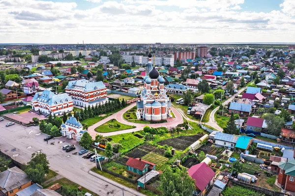 Бердск Новосибирская Область Западная Сибирь Июня 2021 Года Преображенский Собор — стоковое фото