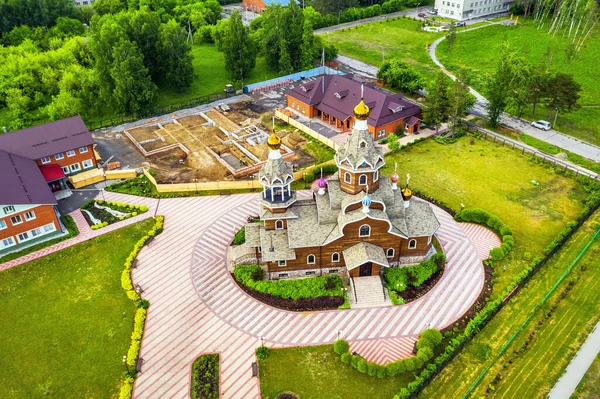 Berdsk Novosibirsk Region Västra Sibirien Ryssland Juni 2021 Herrens Trettondagskyrka — Stockfoto