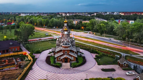 Berdsk Région Novossibirsk Sibérie Occidentale Russie Juin 2021 Église Bois — Photo