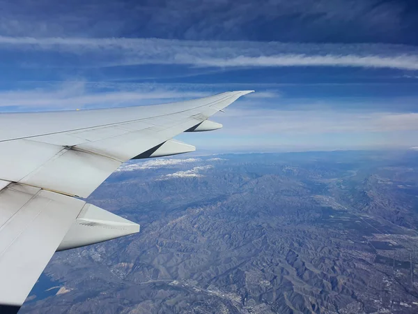 Estratosfera Segunda Capa Atmósfera Tierra Encuentra Entre Troposfera Sosfera Avión — Foto de Stock