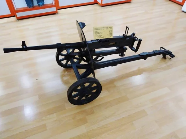 Έκθεση Στο Μουσείο Στρατιωτικής Δόξας Εξοπλισμός Και Όπλα — Φωτογραφία Αρχείου