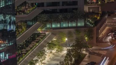 Açık havada, açık havada, rahat restoranın hava manzarası.