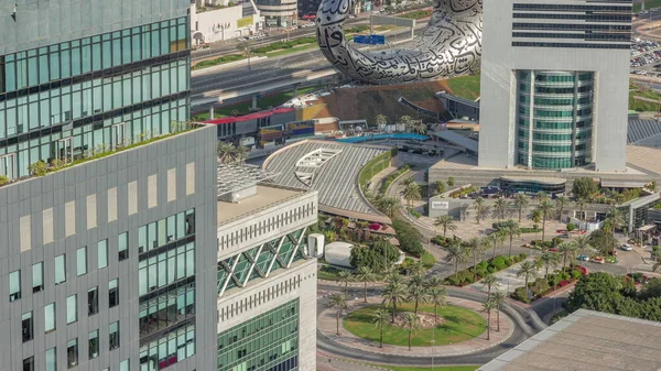 Dubai Dış Tasarım Müzesi Hava Zaman Ayarlı Geleneksel Elementlerle Ultra — Stok fotoğraf